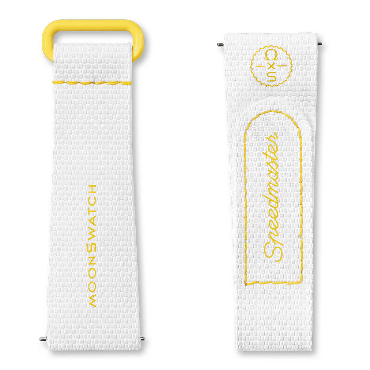 🎁 MOONSWATCH WHITE/YELLOW RUBBER (100% off)