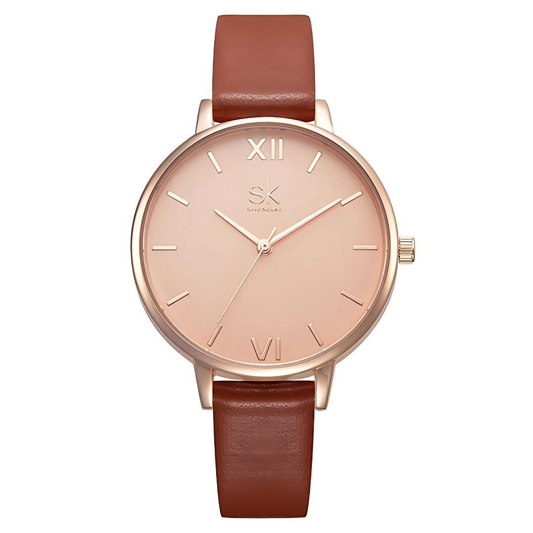 Minimalistische Damen-Armbanduhr Geneva