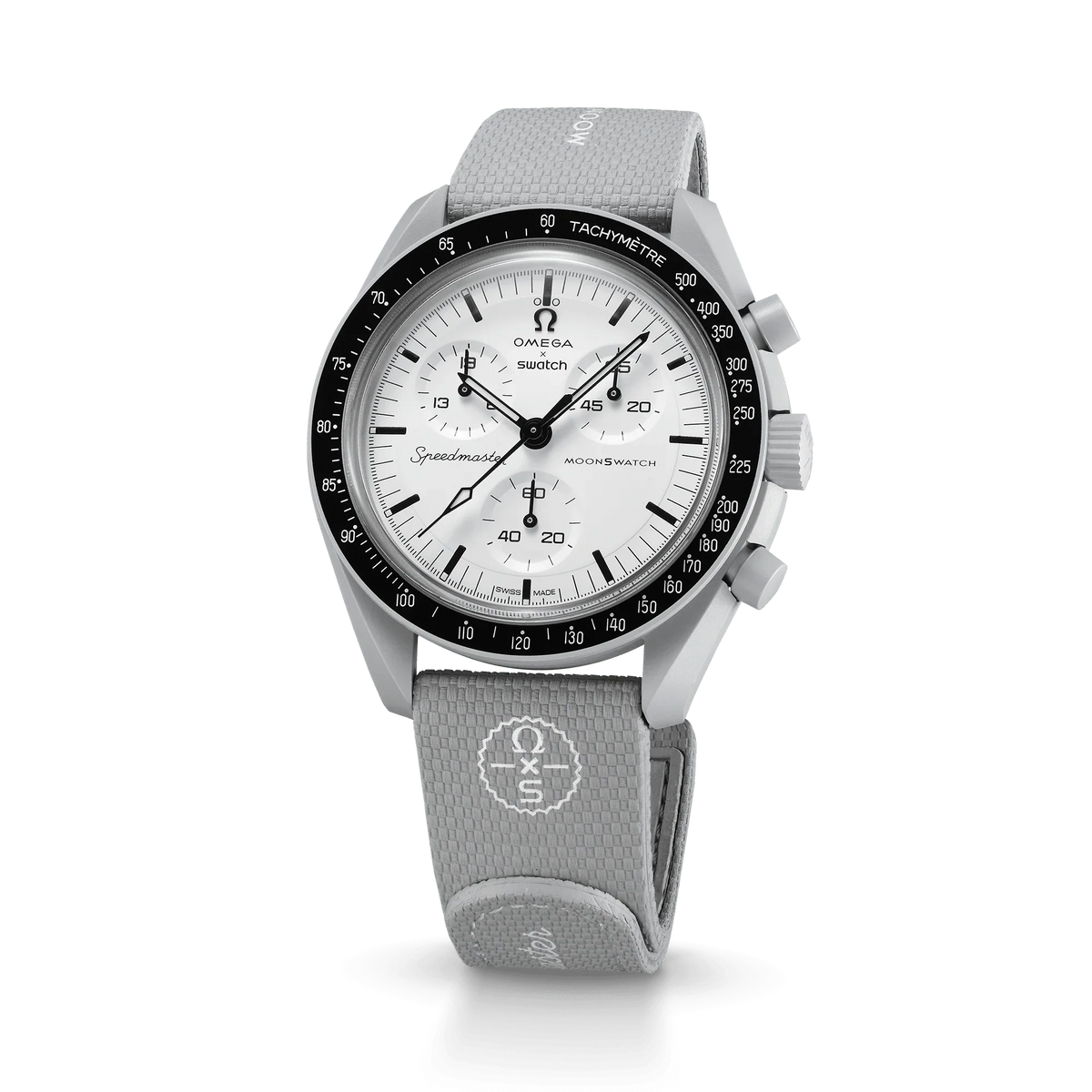 MOONSWATCH GREY/GREY RUBBER