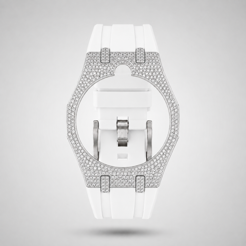 Royal Pop Strass Bracelet - HUIT BLANC