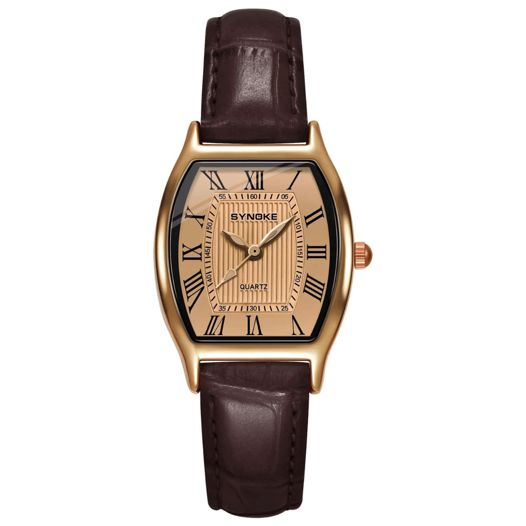 Minimalistische Damen-Armbanduhr Liestal – Braun