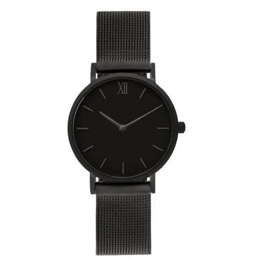 Minimalistische Damen-Quarzuhr Zürich – Silber