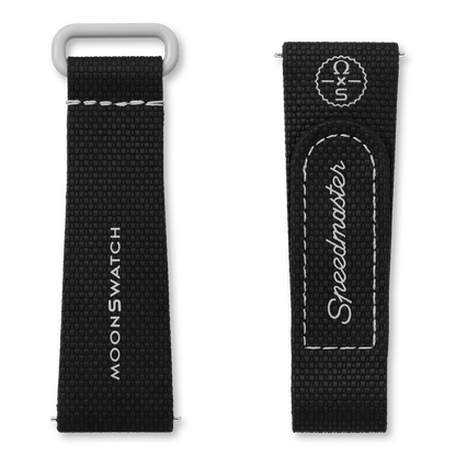 MOONSWATCH BLACK/GREY RUBBER