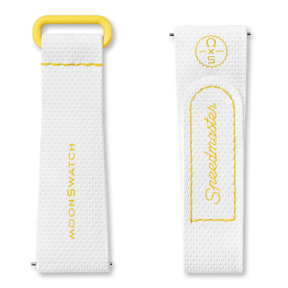 MOONSWATCH WHITE/YELLOW RUBBER