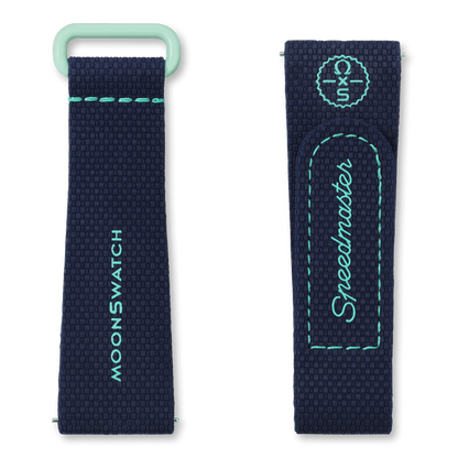 MOONSWATCH DARK BLUE/GREEN RUBBER