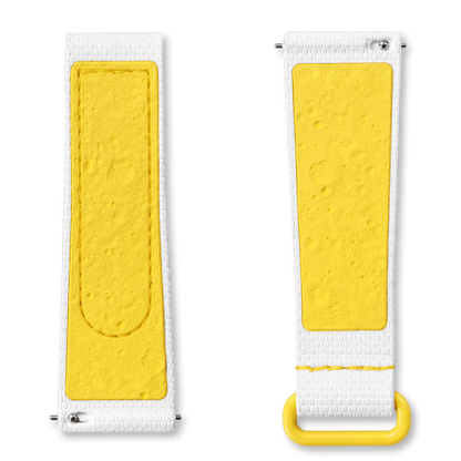 MOONSWATCH WHITE/YELLOW RUBBER