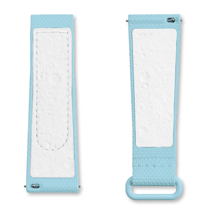 MOONSWATCH LIGHT BLUE/WHITE RUBBER