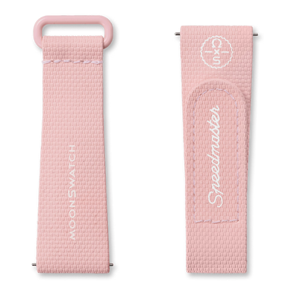 MOONSWATCH LIGHT PINK/WHITE RUBBER
