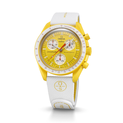 MOONSWATCH WHITE/YELLOW RUBBER