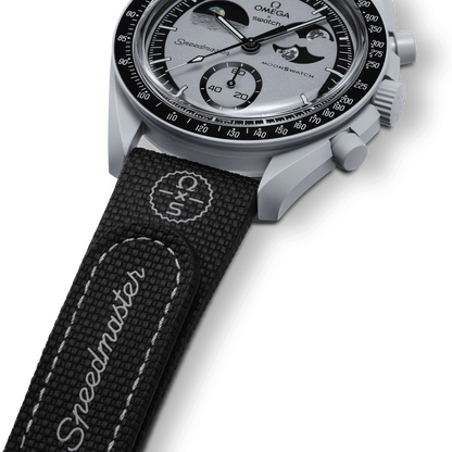 MOONSWATCH BLACK/GREY RUBBER