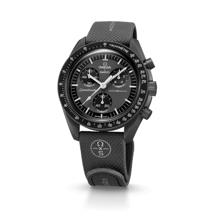 MOONSWATCH DARK GREY/BLACK RUBBER