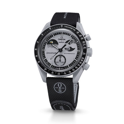 MOONSWATCH BLACK/GREY RUBBER